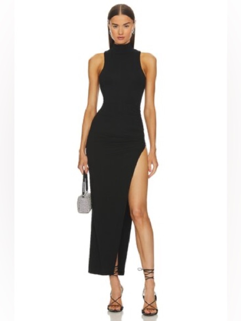NWT superdown janet slit midi dress
